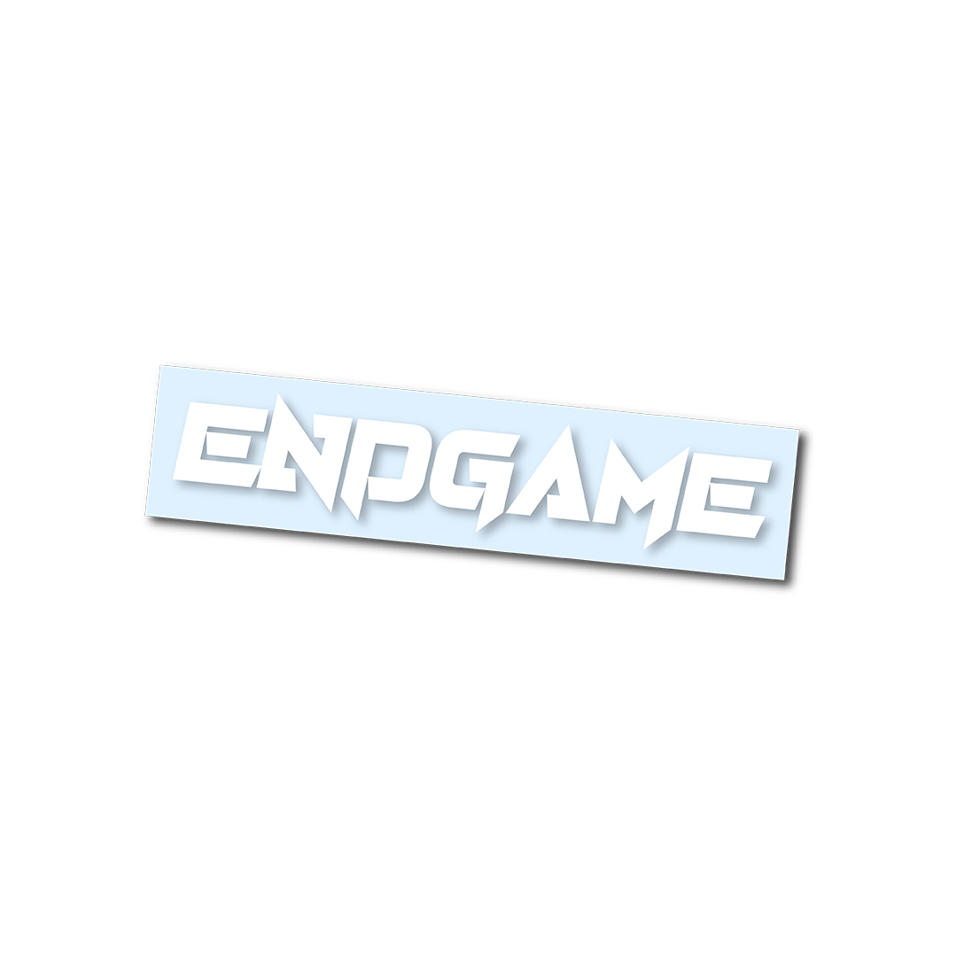 DIE CUT STICKER | ENDGAME | BOLT LOGO