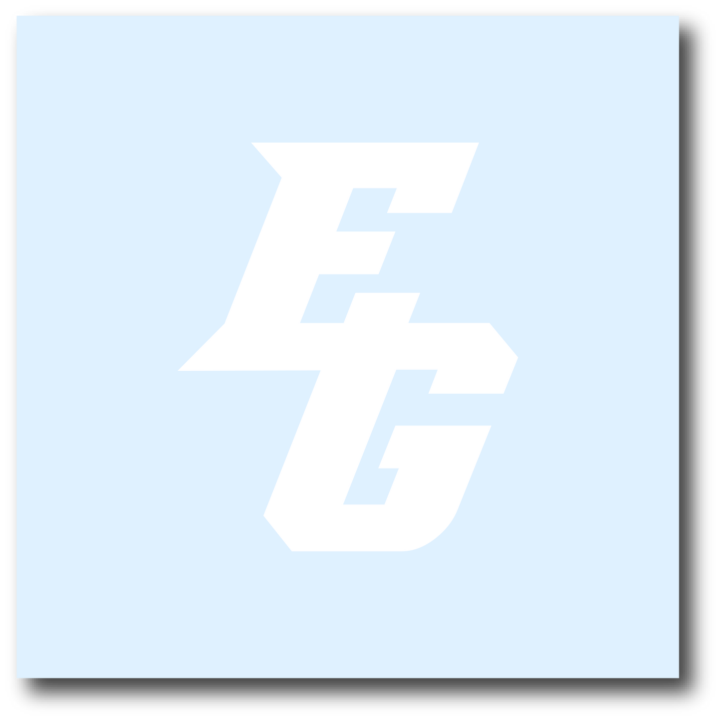 EG DECAL | STICKER | WHITE