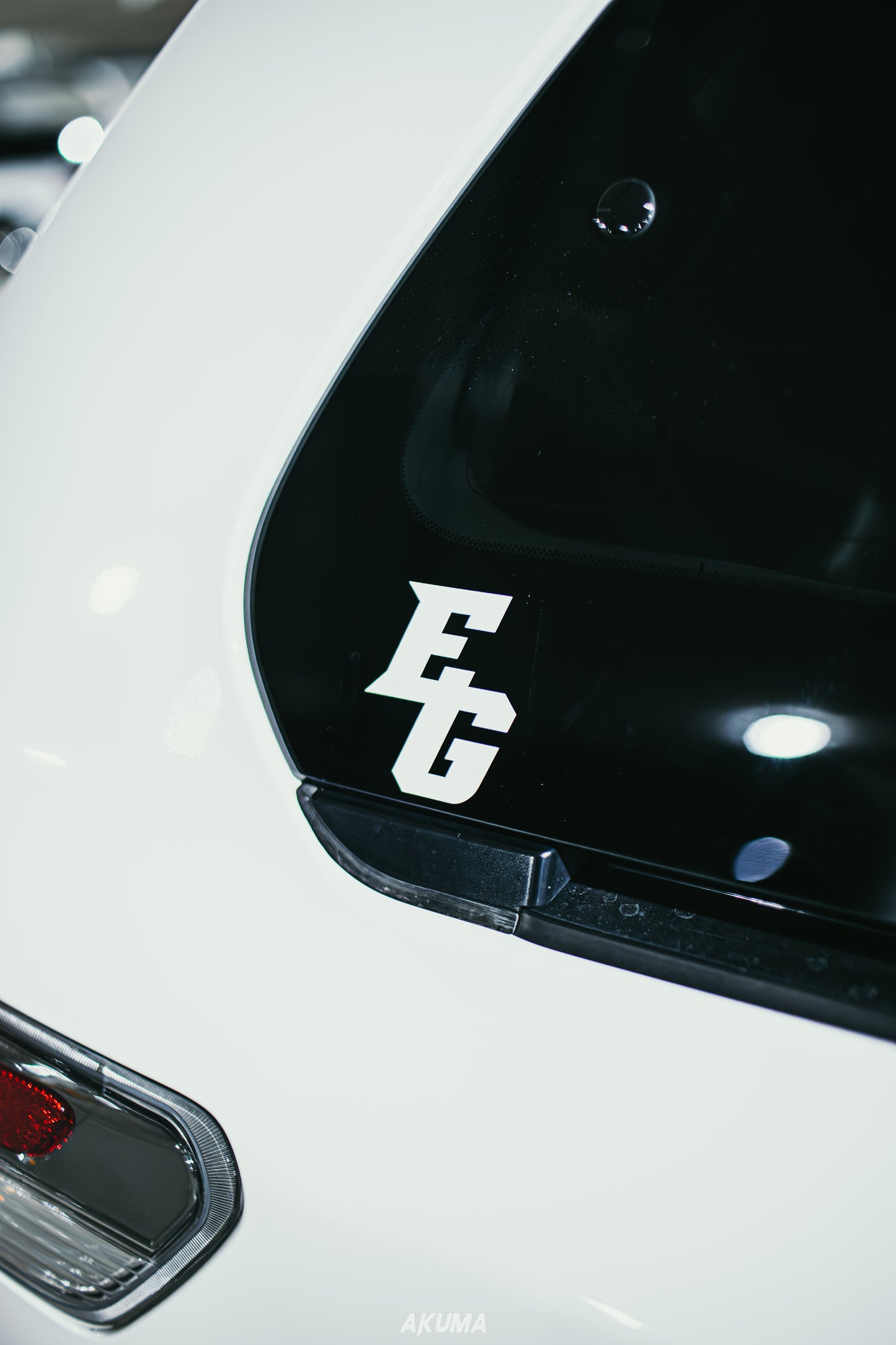 EG DECAL | STICKER | WHITE