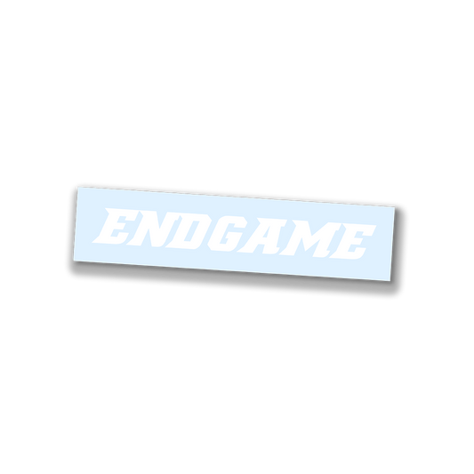 DIE CUT STICKER | ENDGAME | WHITE