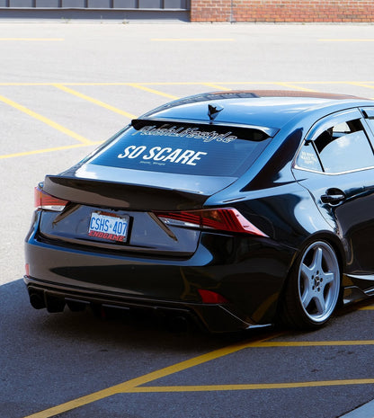 LICENSE PLATE FRAME - BUILD TO INSPIRE (RED/BLACK)