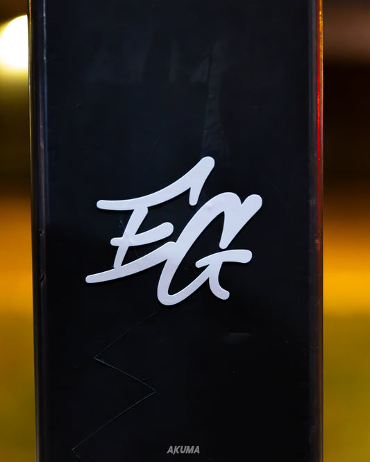 DIE CUT STICKER |  EG FLARED TAG