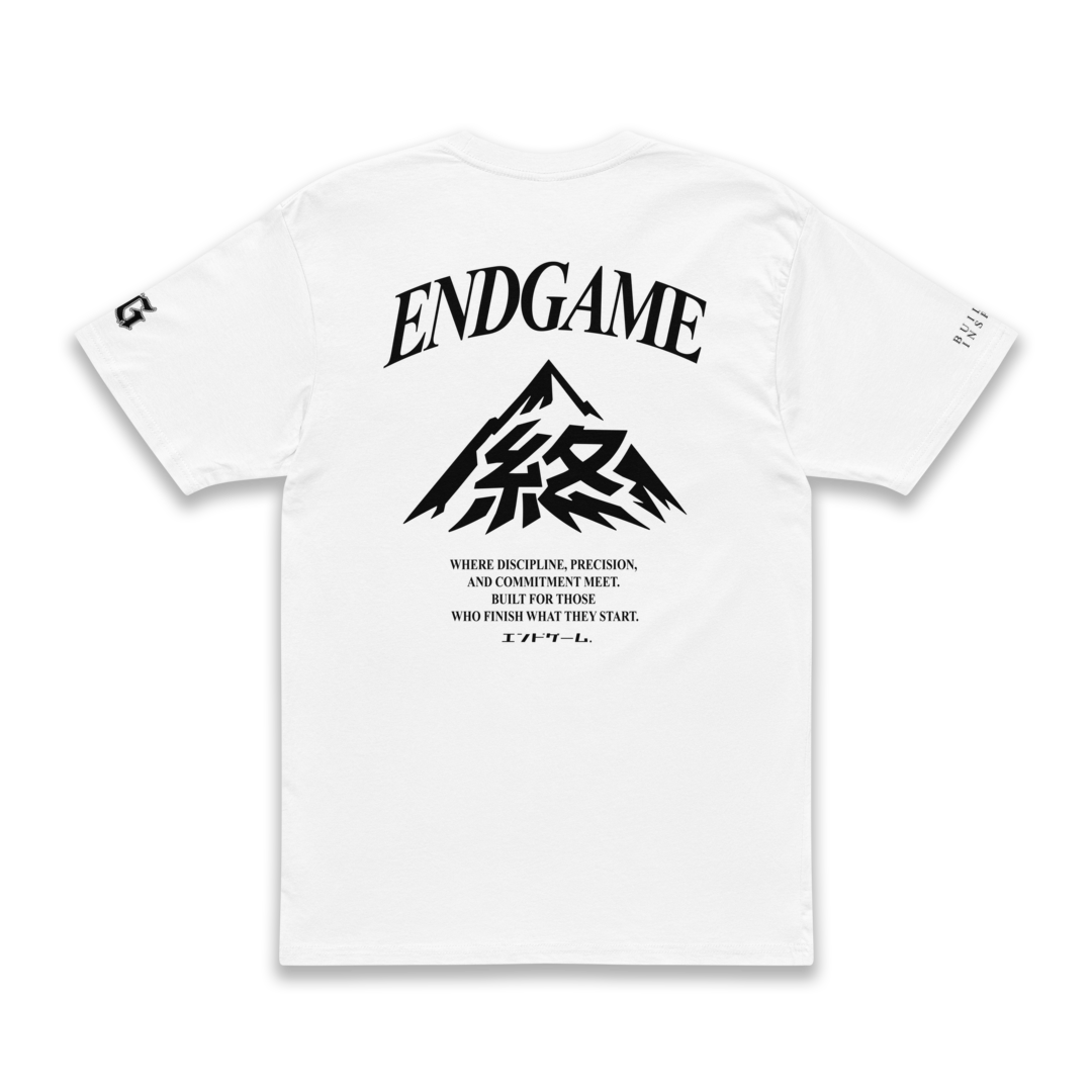 ENDGAME — 終 Core Tee | White